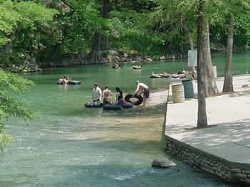 Gruene Tubing on the Guadalupe River